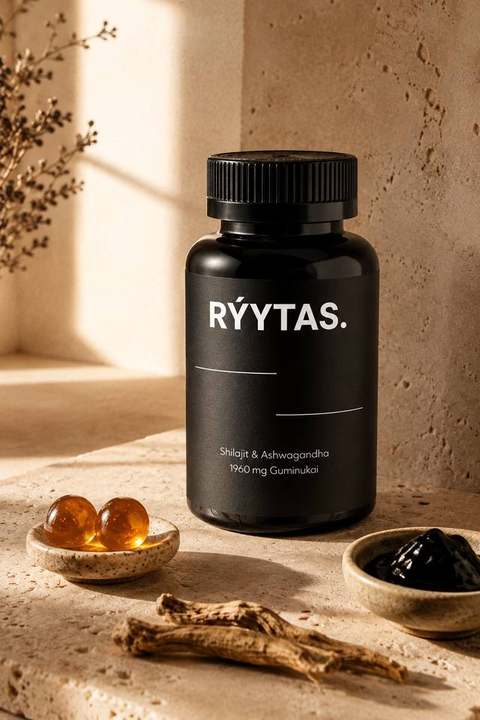 Shilajit + Ashwagandha gumijas