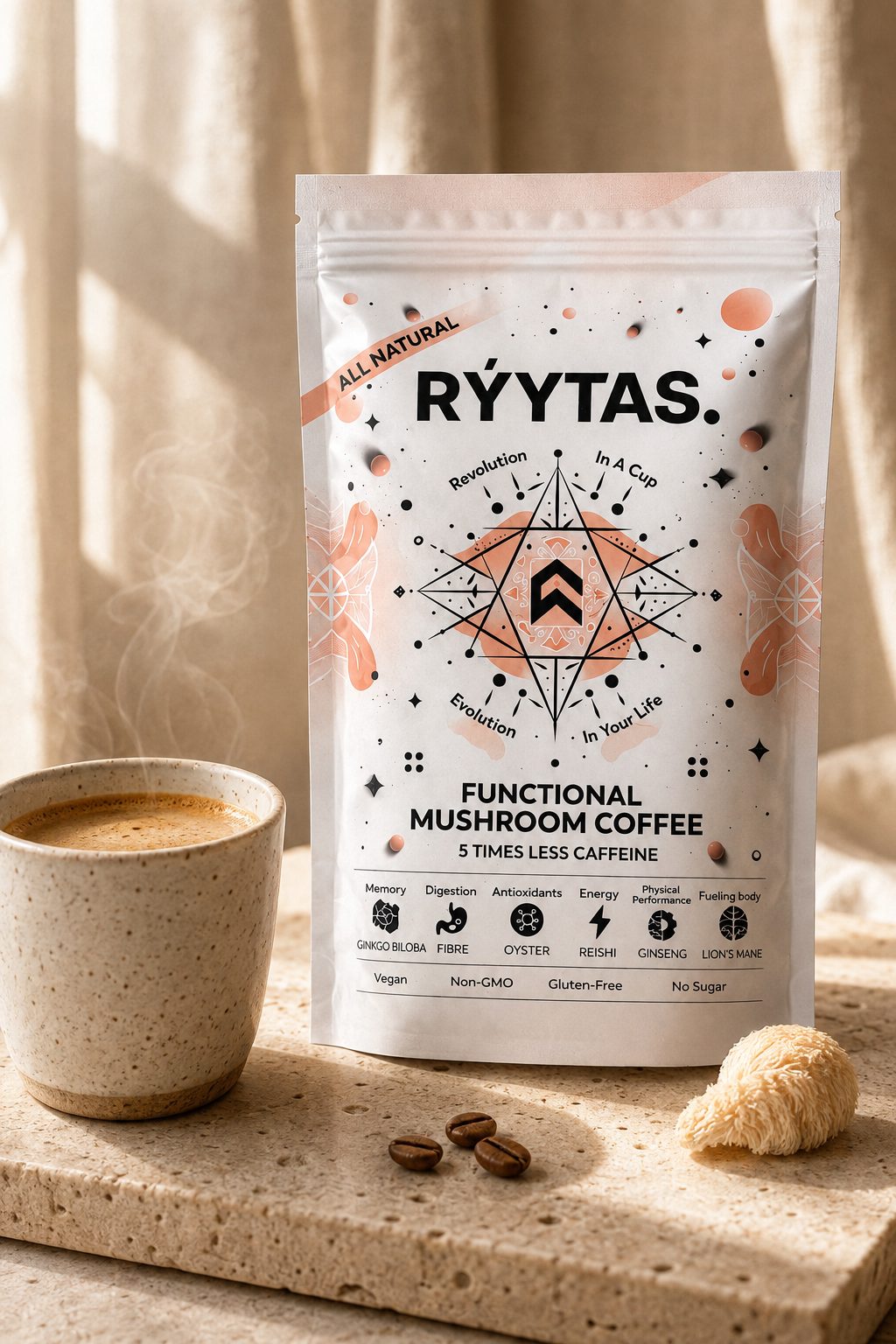 RÝYTAS. Funktsionaalne seenekohv