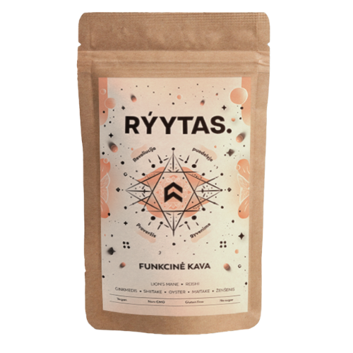 Ryytas funkcine grybu kava