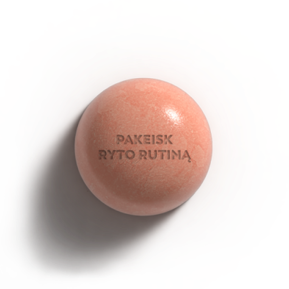 Burbulo formos paveikslėlis su tekstu: pakeisk ryto rutina