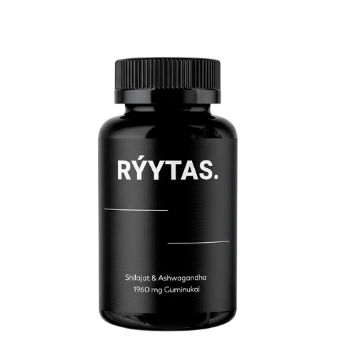 Shilajit + Ashwagandha guminukai – Ramiai energijai